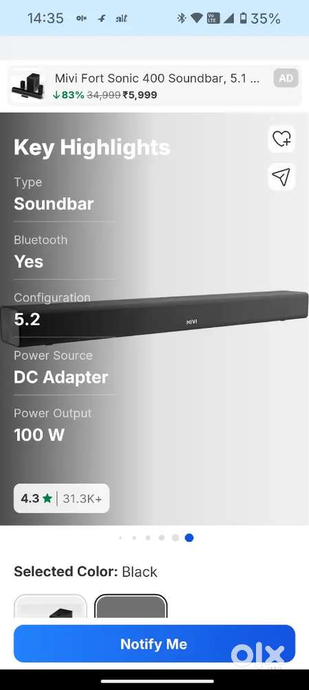 Mivi s100 in good condition.