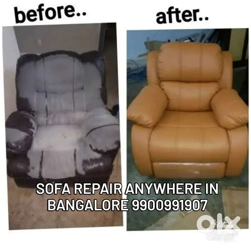 Sofa repair Nd upholstery fabric change works