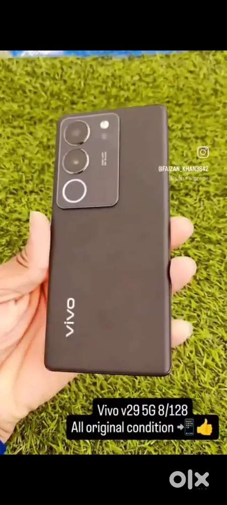 Vivo v29 5g 8/128 all original bill charger available fresh condition