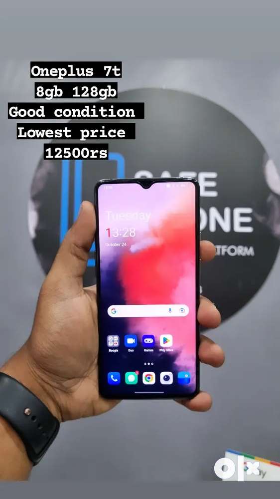 Oneplus 7t good condition mobile only 8gb 128gb lowest price