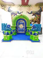 PREMIUM GANPATI DECORATION MAKHAR