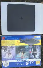 PS4 slim 1 tb with 3 games
