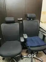 2 BOSS CHAIRS , 3 Visitors Chair , 1 Bean Bag with Footrest