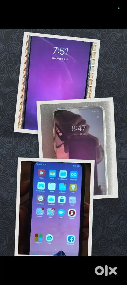 8/128Gb Vivo V17RO iPhone level cemra quality dual pop up selfie cemra