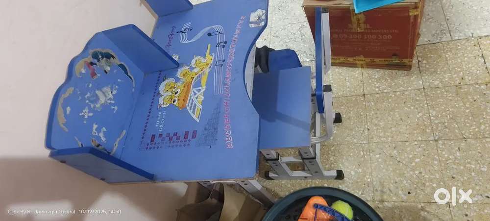 Kids study table with chair