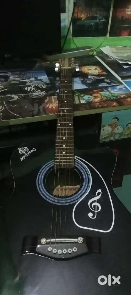 Acustic Guitar with Tuss Rod + Guitar cover + Guitar picks + Strings