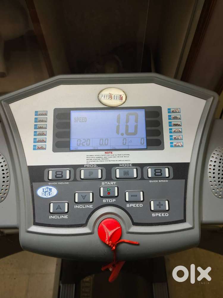 Minimally used motorized treadmill for sale