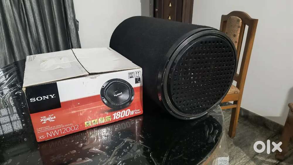 SONY SUBWOOFER WITH BASS TUBE