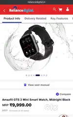 Amazfit GTS2 Mini (New Version) Smart Watch with alexa