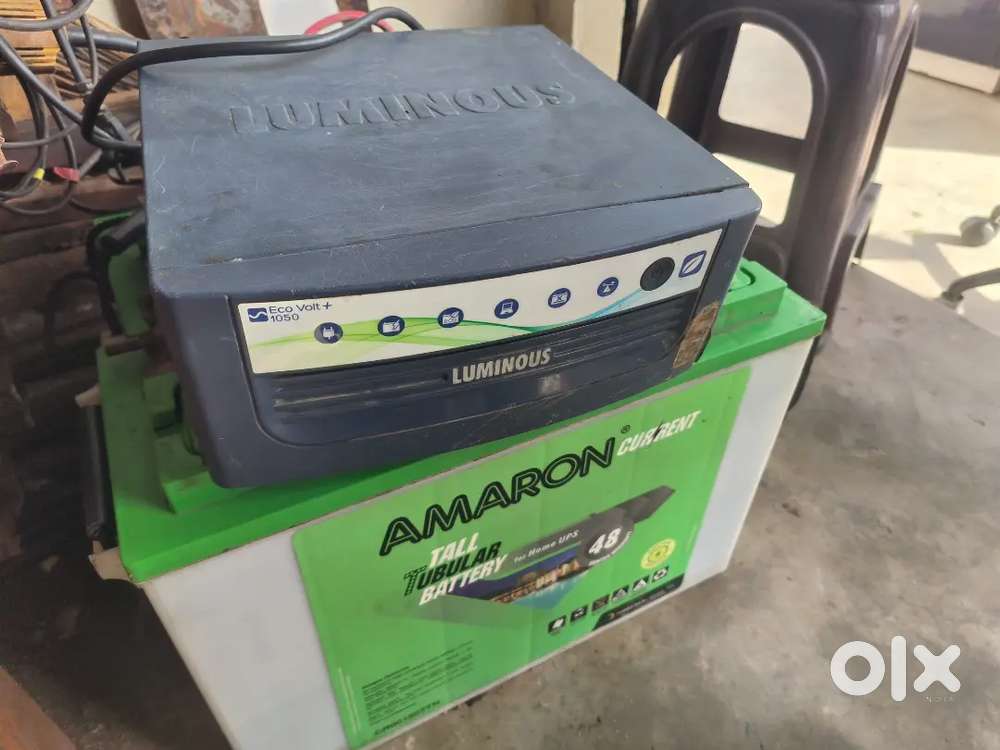 Inverter luminous with 2 amaron batterys in need and very well conditi