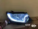 Fortuner type 2 original headlamps with drl refurbished