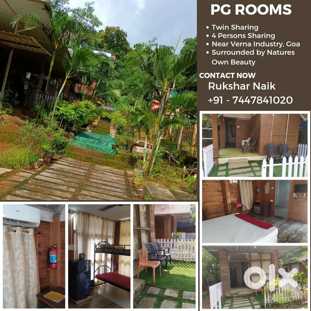 Rooms available on Twin Sharing Basis