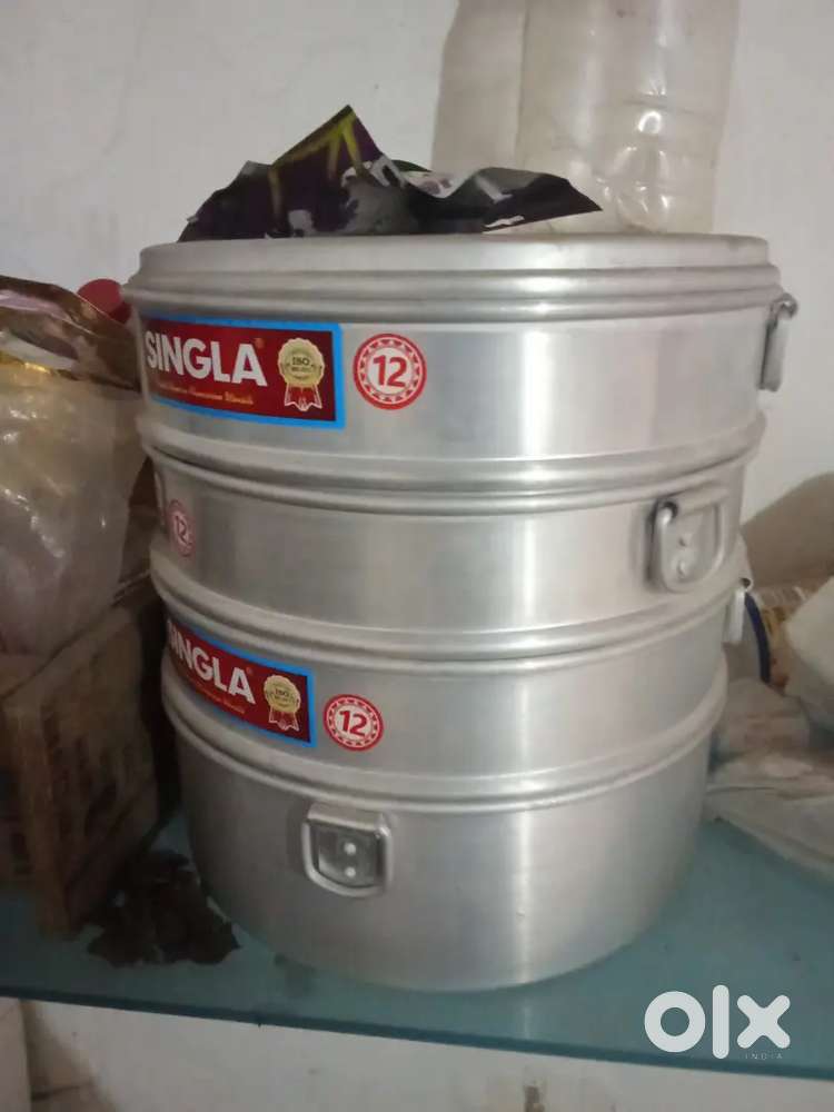 1 momos steamer big size or  bhatti or hot and cold jar ,,, number