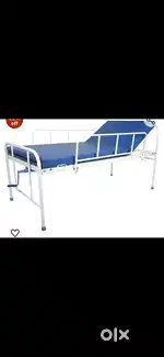 Folding patient bed