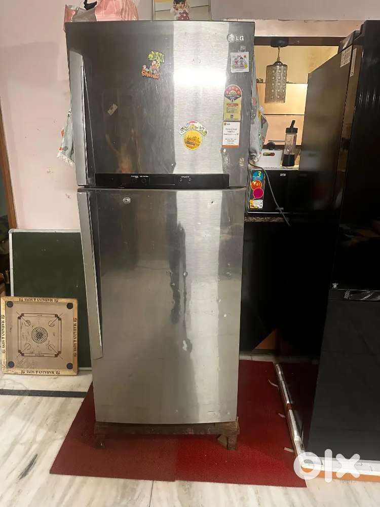 LG double door refrigerator Silver