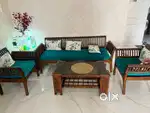 Sangwan Teek Sofa Set 3 + 1 + 1