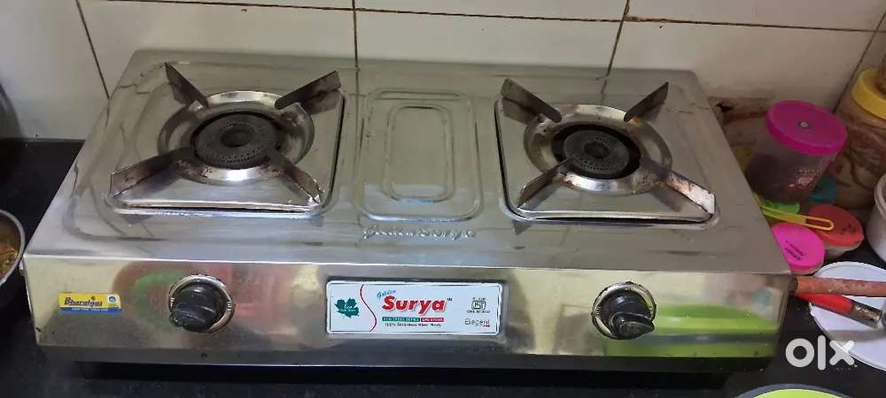 Brand new Stainless steel Surya Gas double burner