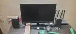 Hp monitor with Lp Cpu with speakers and ups