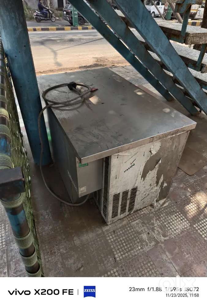 Cake counter deep fridge normal fridge