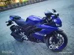 (RJ14) Yamaha R15 V3 blue colour . Aone condition