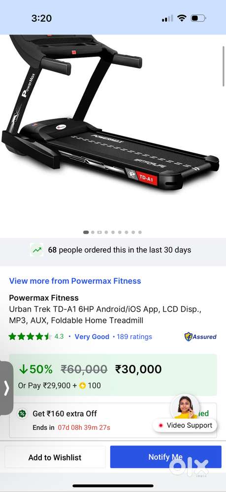Powermax urban trek tresdmill