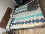King size bed with Mattress and Storage