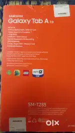 samsung galaxy A7.0 tablet with sim slot and memory card slot