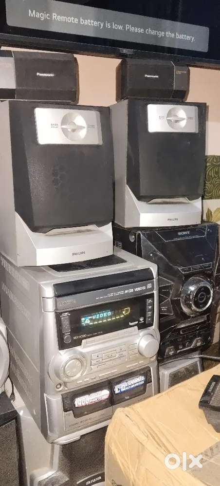 Aiwa music system philips speakers Panasonic Surround Speaker