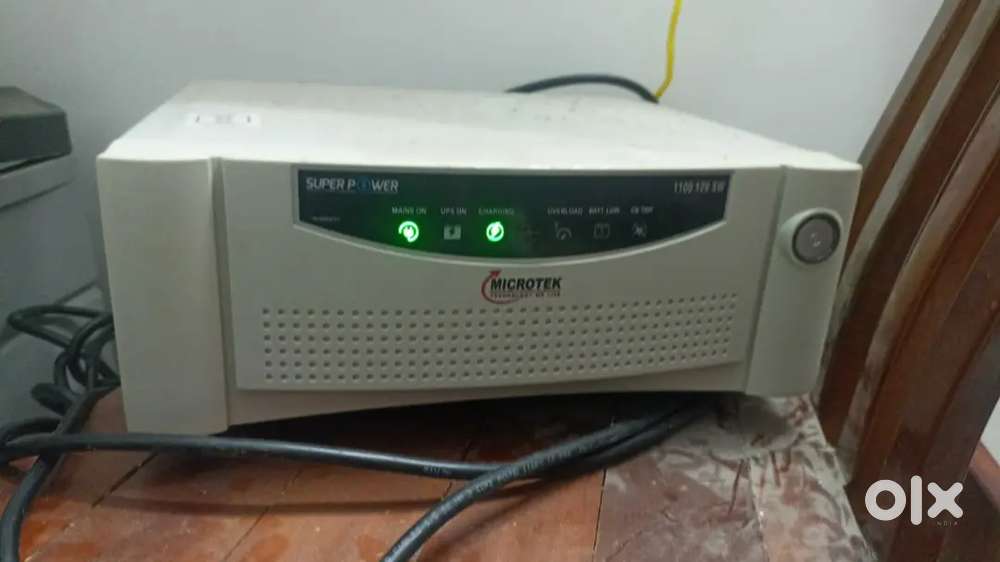 Resale Microtek inverter and battery