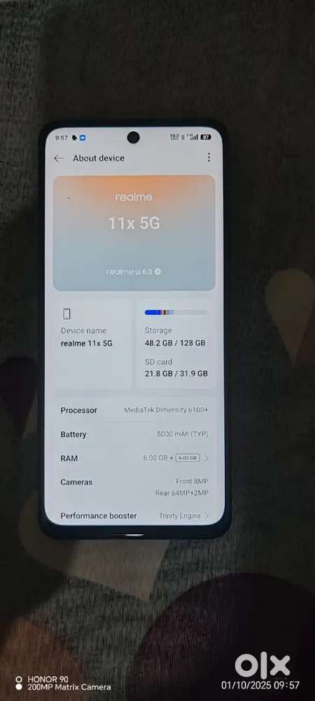 Realme 11x 128gb Realme 11pro plus 256gb