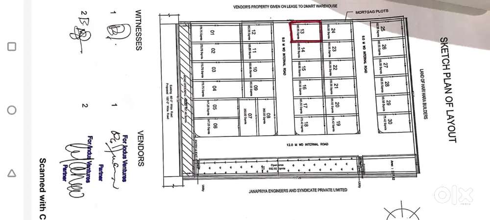 Plot for sale isnapur