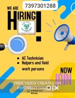 Ac technician and helper