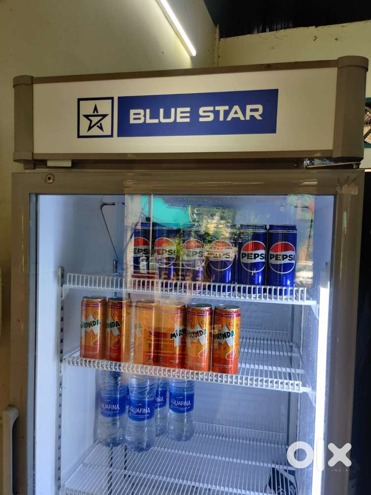 Blue star visi cooler transparent fridge, brand new fridge.