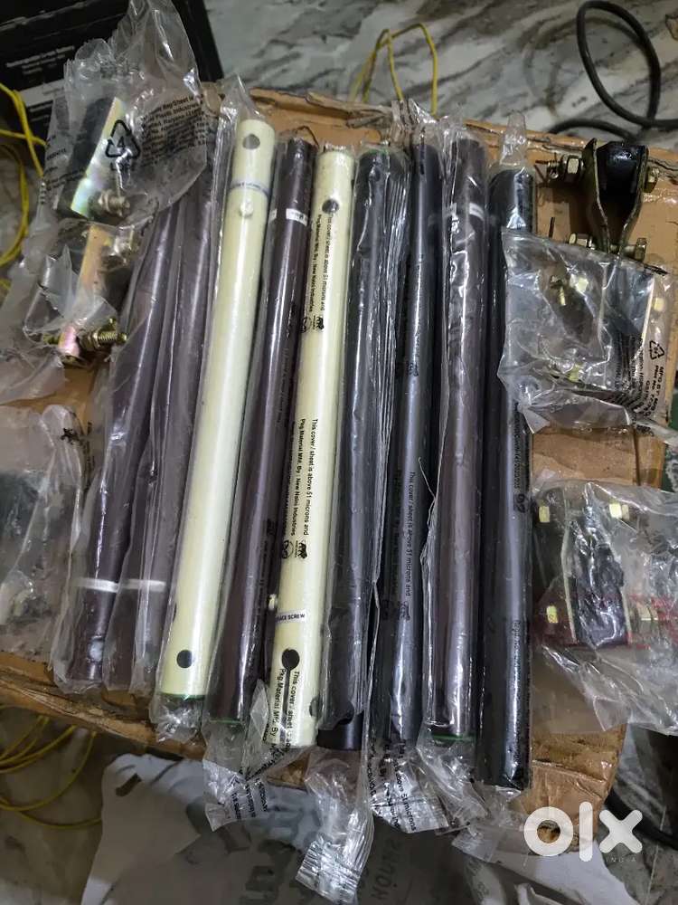 Fan rod and rubber clamp 10 pieces