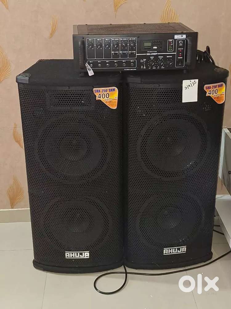 My new Ahuja system to speaker and amplifier