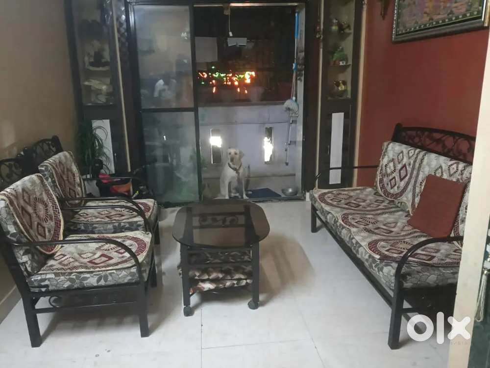Heavy Metal Sofa set with Tea table