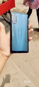 Poco f3 gt 5g 8 128 all original phone only back panel chanj