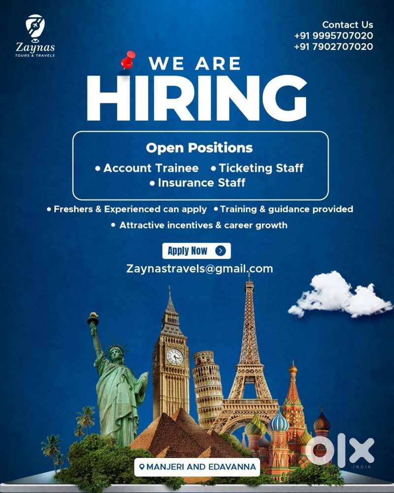 Ticketing Staff and Accoontant trainee