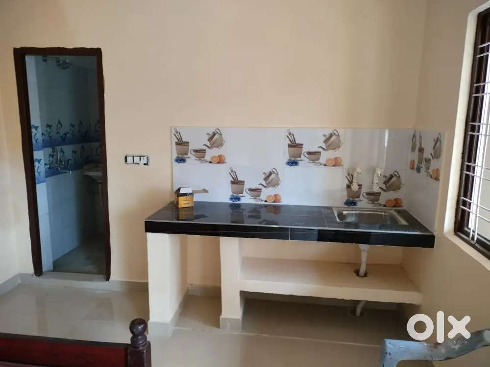 One room set with attached washroom and kitchen
