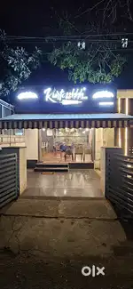 Restaurant for sale with material and interior with staff room