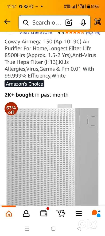 Conway air purifier