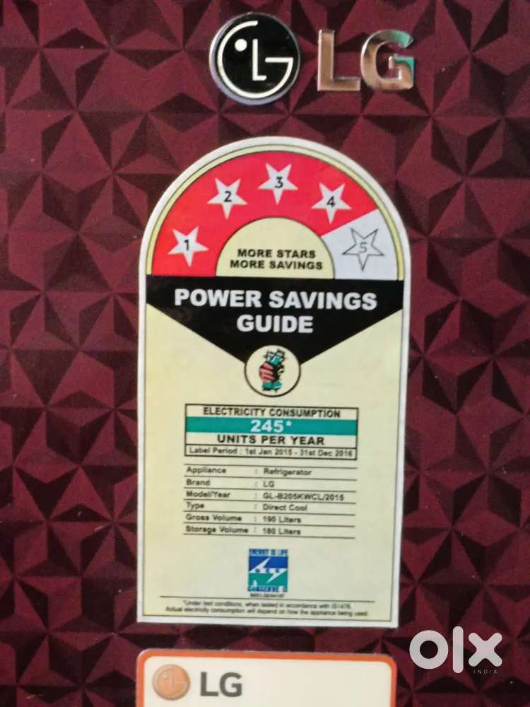 LG Direct Cool Refrigerator – Excellent Condition 190L