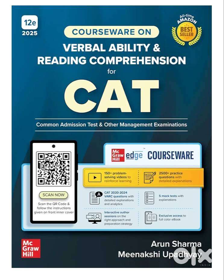 CAT Verbal Ability & Reading  2025 + CAT Quantitative Aptitude 2024