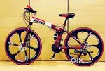 Red BMW Foldable Bicycle