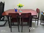 Rose wood Dining Table with 4 chairs for sale