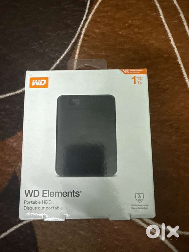 WD 1 TB PORTABLE HARDDRIVE BRANDNEW