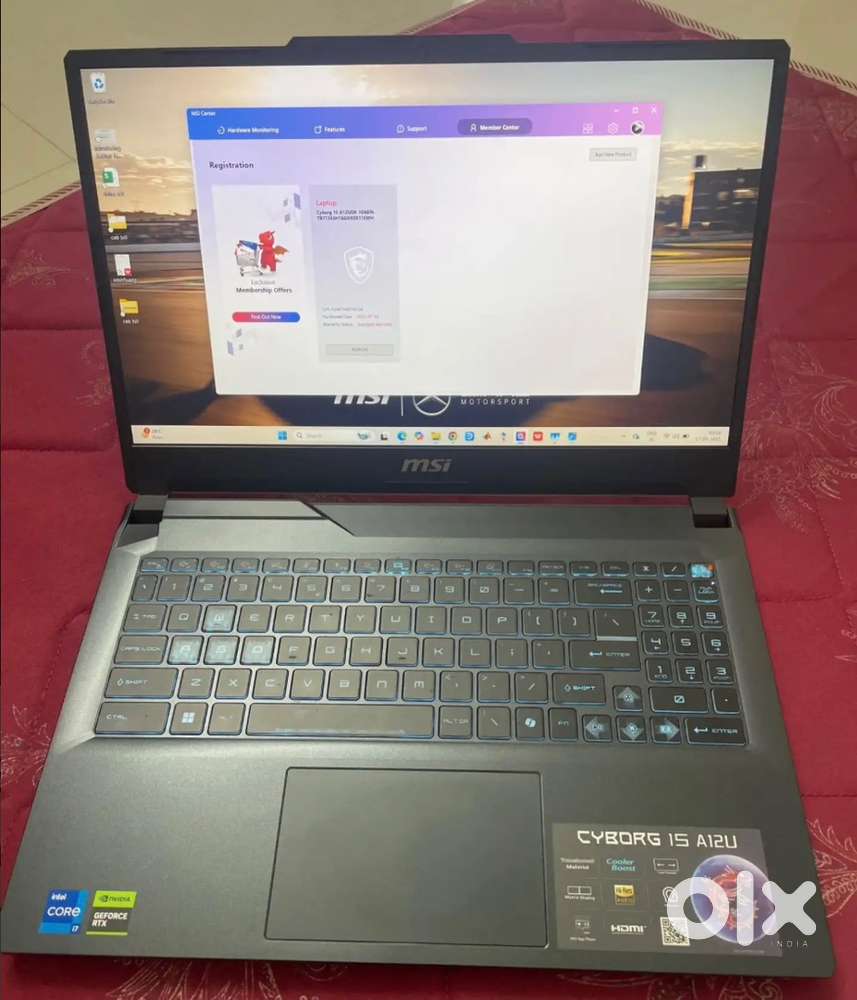 MSI Cyborg 15 A12UDX 6-month old  (2 years warranty)Laptop for sell