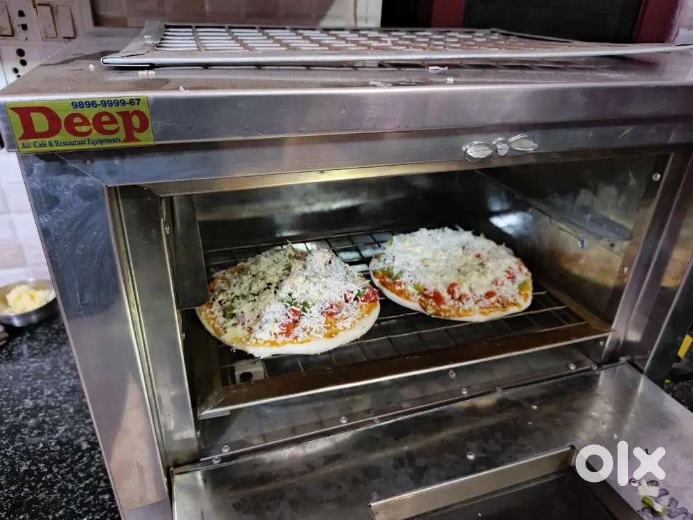 खोले अपना पिज़्ज़ा कैफे pizza shop oven griller fryer display counter