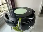 4 seater round dinning table