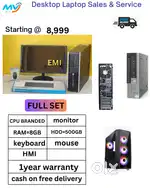 Desktop Laptop CPU Full Set i3-i5-i7 Available @ Low Price